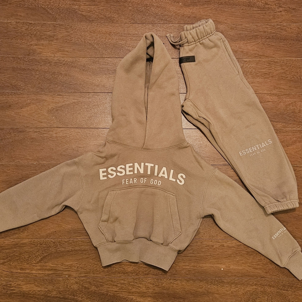 Essentials Kids Beige Joggers